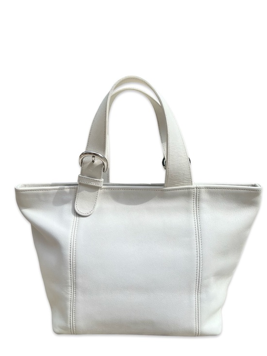 Coach Handbags - 1996 Coach SoHo Waverly Bag in White and Silver